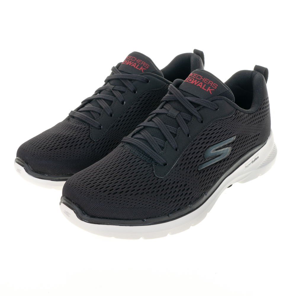 Skechers Go Walk 6 [216280BLK] 男 健走鞋 運動 步行 休閒 輕量 緩震 支撐 舒適 黑 歷史價格詳細信息