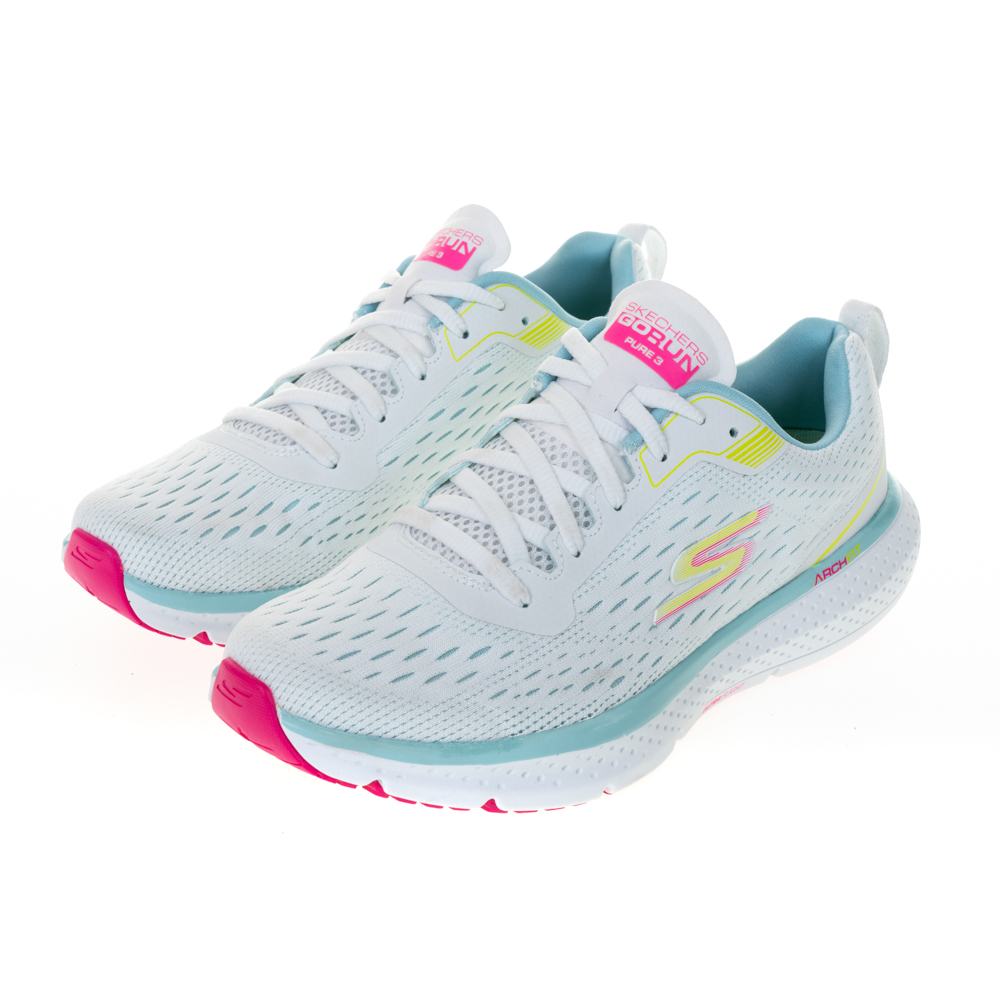 Skechers Go Run Pure 3 [246034WBK] 男 慢跑鞋 運動 健走 固特異底 緩震 黑 白 歷史價格詳細信息