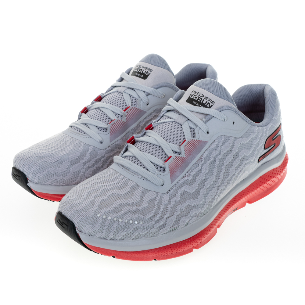 Skechers 慢跑鞋 Go Run Ride 10 灰 藍 Arch Fit 女鞋 【ACS】 172045LTGY 歷史價格詳細信息