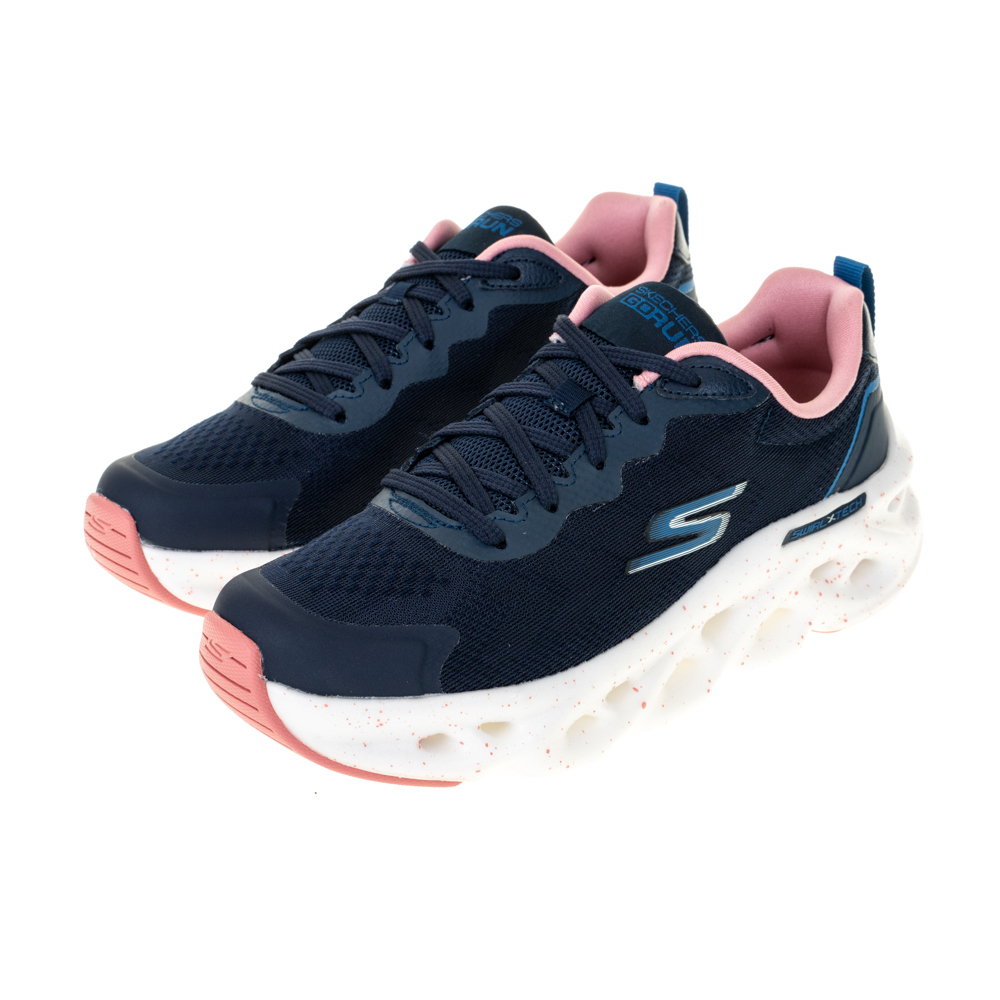 Skechers 慢跑鞋 Go Run Swirl Tech 女鞋 深藍 輕量 回彈 路跑 運動鞋 128794NVPK 歷史價格詳細信息