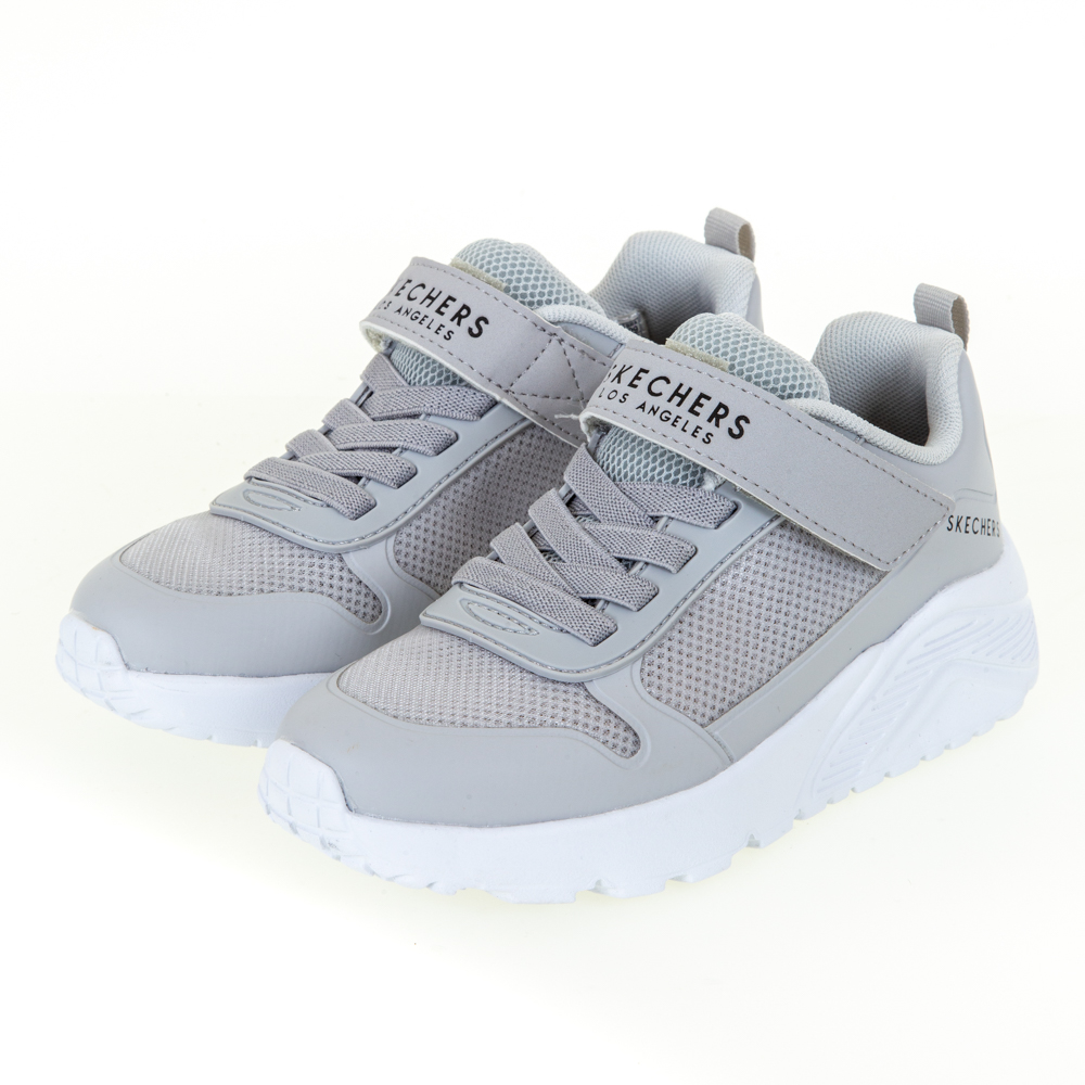 Skechers Uno Lite [403666LBKBL] 中大童 男童 休閒鞋 運動 復古 舒適 魔鬼氈 黑藍 歷史價格詳細信息