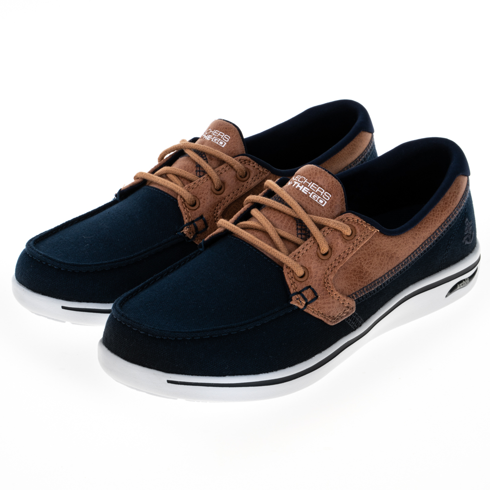 Skechers Arch Fit Uplift 藍 灰白 條紋 帆船鞋 休閒鞋 女鞋 零碼福利品 【ACS】 歷史價格詳細信息