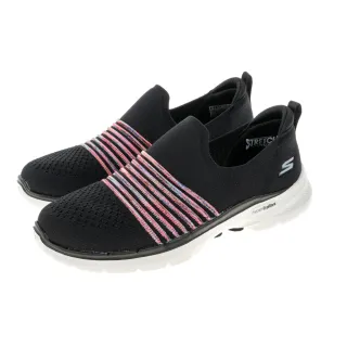 Skechers Go Walk 6 [124566BKMT] 女 健走鞋 運動 休閒 避震 套入式 瞬穿科技 黑 歷史價格詳細信息