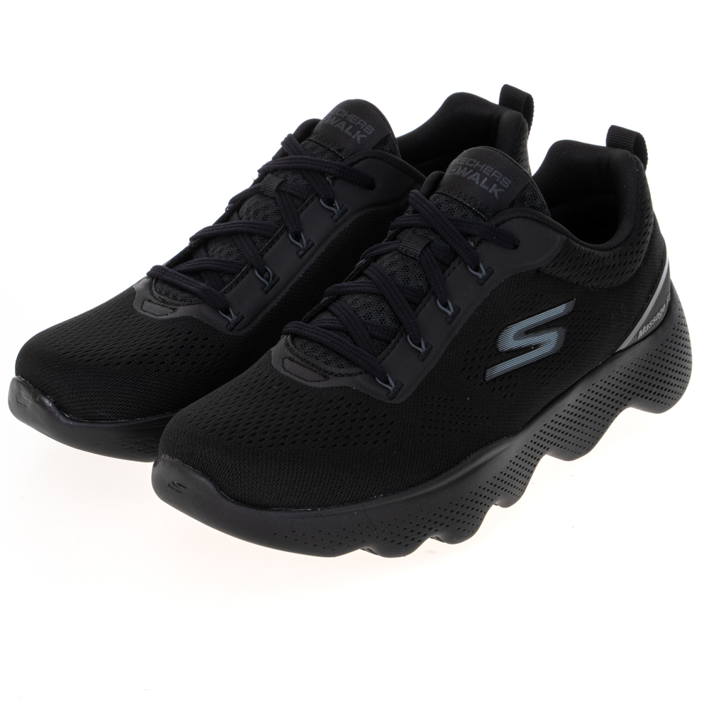 Skechers Go Walk Massage Fit [216404BKW] 男 健走鞋 休閒 步行 舒適 黑白 歷史價格詳細信息