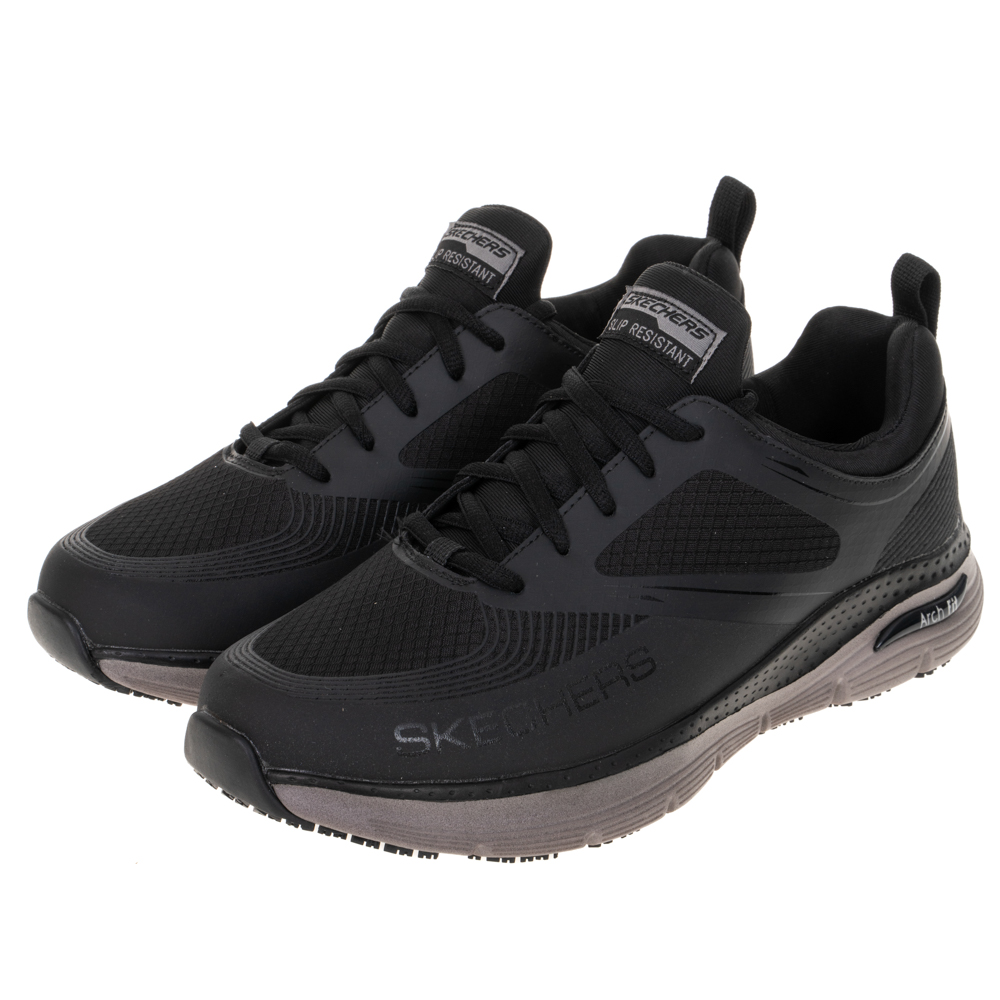 Skechers Arch Fit Sr [200149BKGY] 男 工作鞋 輕量耐油 抗濕滑 保護 舒適 寬楦 黑 歷史價格詳細信息