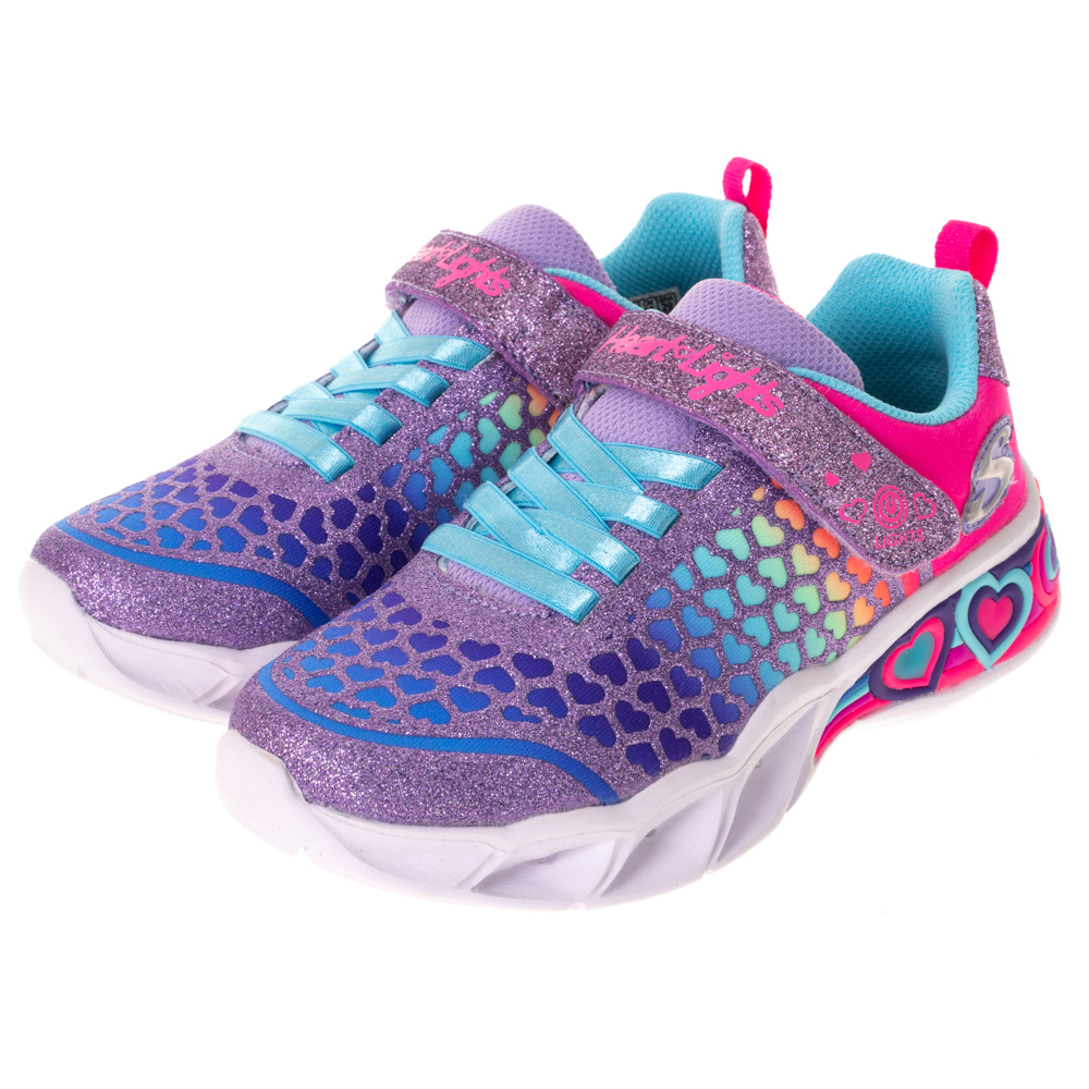 SKECHERS 女童系列 SWEET HEART LIGHTS 燈鞋 - 302304LNVMT 歷史價格詳細信息