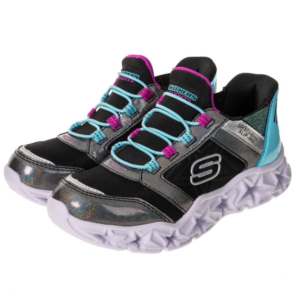 【SKECHERS】女童鞋系列燈鞋 瞬穿舒適科技 GALAXY LIGHTS(303701LBKMT) 歷史價格詳細信息