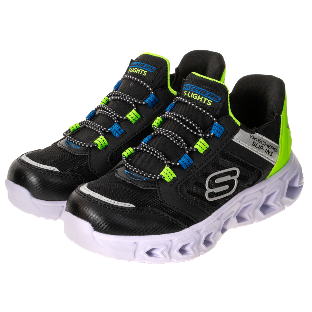 【SKECHERS】男童系列 燈鞋 瞬穿舒適科技 HYPNO-FLASH 2.0(403843LNVBL) 歷史價格詳細信息