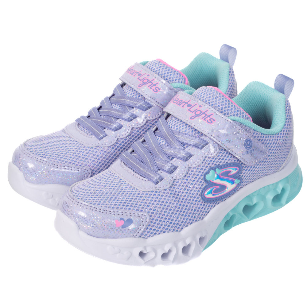 SKECHERS 女童系列 燈鞋 FLUTTER HEART LIGHTS - 302314LLVMT 歷史價格詳細信息