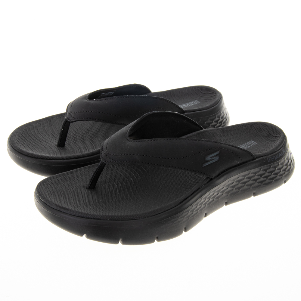 Skechers 拖鞋 Go Walk Flex Sandal 厚底緩震 黑 夾腳拖 男鞋【ACS】 229202BBK 歷史價格詳細信息