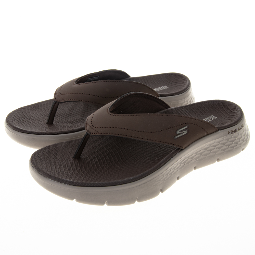 Skechers 拖鞋 Go Walk Flex Sandal 厚底緩震 黑 夾腳拖 男鞋【ACS】 229202BBK 歷史價格詳細信息