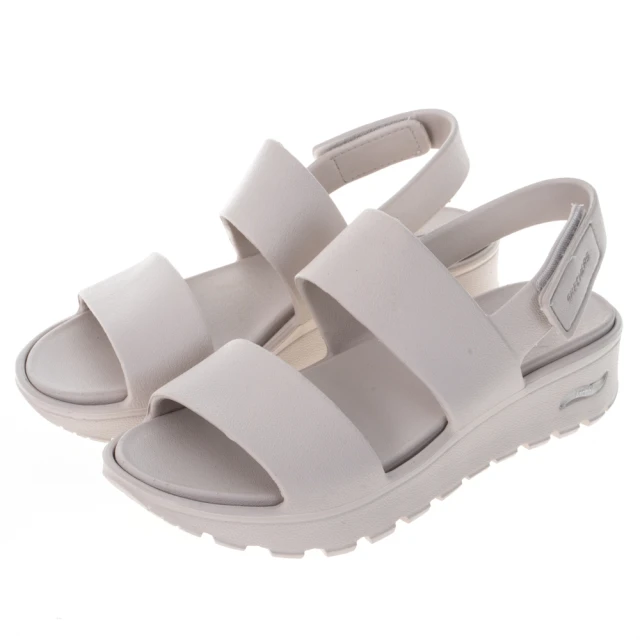 SKECHERS 女鞋 休閒系列涼拖鞋 ARCH FIT FOOTSTEPS FOAMIES - 111380NAT 歷史價格詳細信息