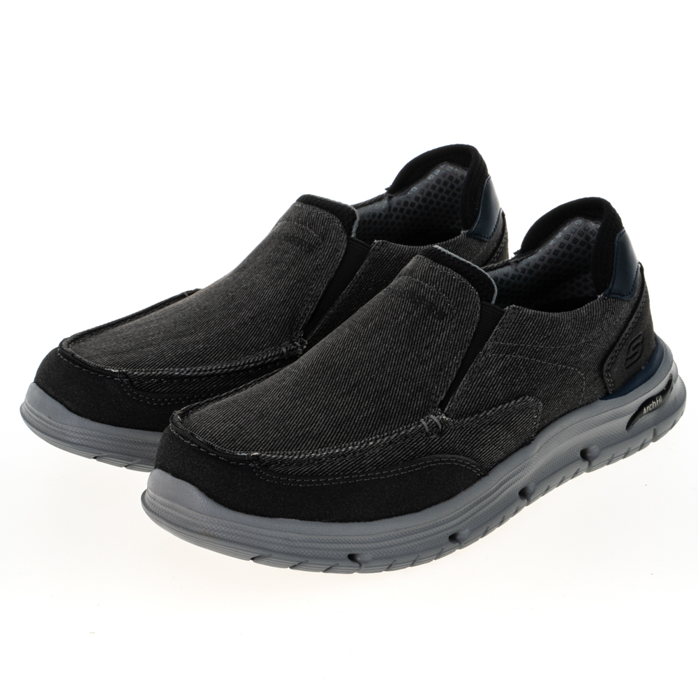 SKECHERS 男鞋 休閒系列 ARCH FIT D'LUX - 232503BBK 歷史價格詳細信息