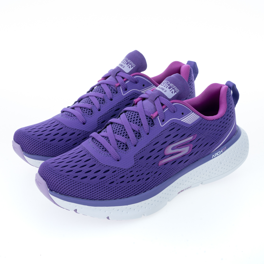 Skechers Go Run Pure 3 [246034WBK] 男 慢跑鞋 運動 健走 固特異底 緩震 黑 白 歷史價格詳細信息