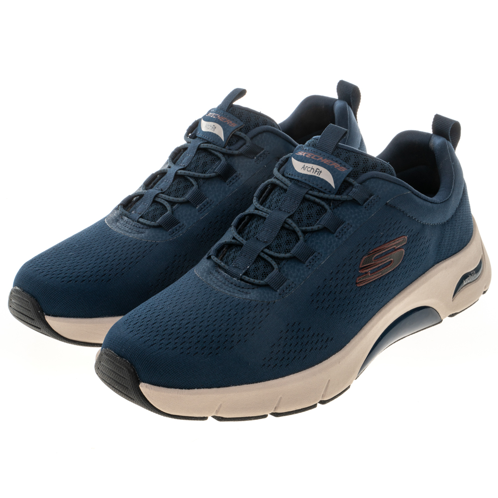Skechers Arch Fit [232454NVY] 男 健走鞋 運動 步行 瞬穿舒適科技 支撐 穩定 透氣 深藍 歷史價格詳細信息