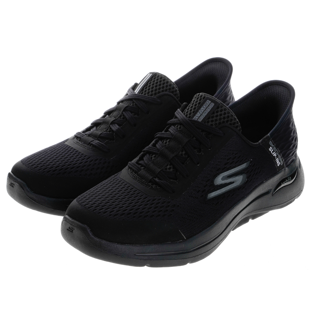 【SKECHERS】男 瞬穿舒適科技 GO WALK ARCH FIT 2.0 健走鞋-216604BKBL 歷史價格詳細信息