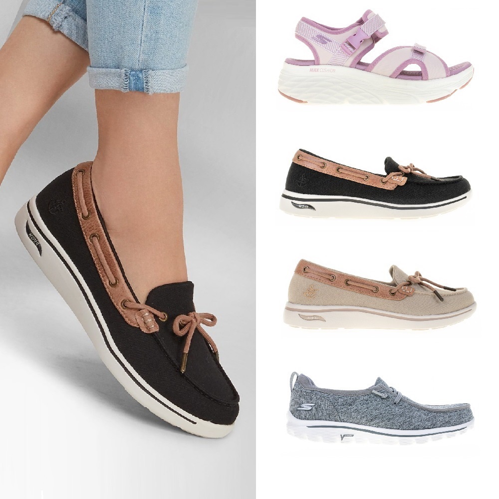 Skechers 帆船鞋 Go Walk Lite 女鞋 奶茶 記憶鞋墊 健走鞋 休閒鞋【ACS】 136093-NAT 歷史價格詳細信息