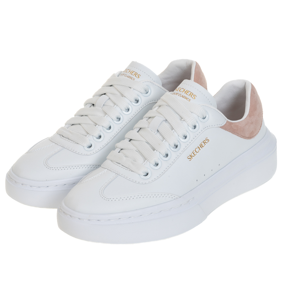 Skechers Cordova Classic [185062WHT] 女 休閒鞋 經典 花卉 微厚底 舒適 白粉 歷史價格詳細信息