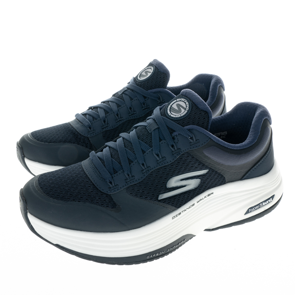 Skechers Go Walk Distance Walker [216529BKW] 男 健走鞋 長距離 緩震 黑白 歷史價格詳細信息