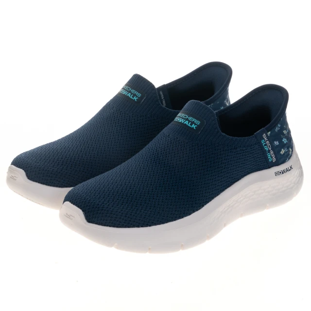 Skechers Go Walk Flex [124822NVTQ] 女 健走鞋 步行 休閒 瞬穿舒適科技 緩震 深藍 歷史價格詳細信息