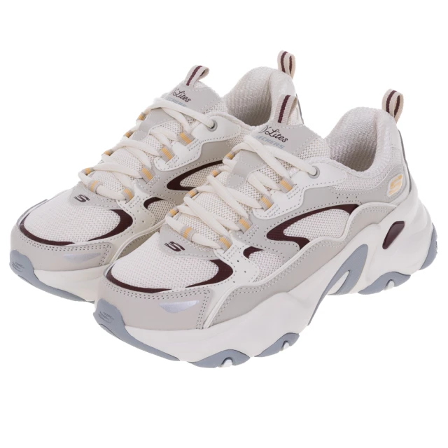 Skechers D'Lites 5.0 [150520NTMT] 女 休閒鞋 經典 復古 厚底 增高 穿搭 米白 棕 歷史價格詳細信息