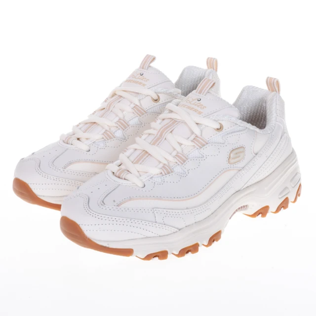 Skechers D'Lites [149807OFWT] 女 休閒鞋 經典 復古 厚底 增高 米白 粉 歷史價格詳細信息