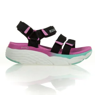 SKECHERS 男 厚底涼鞋 藍黃 MAX CUSHIONING SANDAL - 229010BKBL / GYOR 歷史價格詳細信息