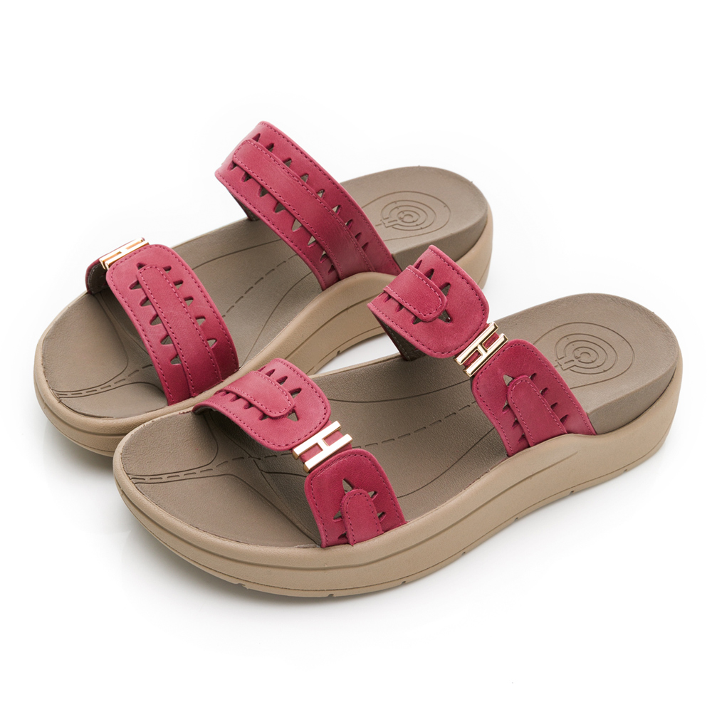 【LA NEW】Bio DCS力學動能 Fun鬆厚底 羊皮涼鞋(女60300637) 歷史價格詳細信息