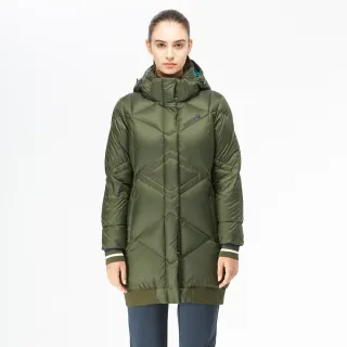 【Hilltop 山頂鳥】女款超潑水長版蓄熱羽絨外套F24FE7黑 歷史價格詳細信息