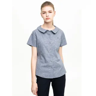 【Hilltop山頂鳥】短袖襯衫 女款 藍｜PS06XF64ECE0 歷史價格詳細信息