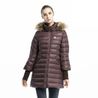 【hilltop山頂鳥】女款超潑水保暖蓄熱羽絨短大衣 F22FY6 暗紅 歷史價格詳細信息