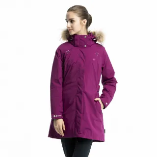 【Hilltop 山頂鳥】GORE-TEX 二合一施華洛世奇水鑽保暖蓄熱羽絨長版大衣外套 女款 紅｜PF21XF93ECHH 歷史價格詳細信息