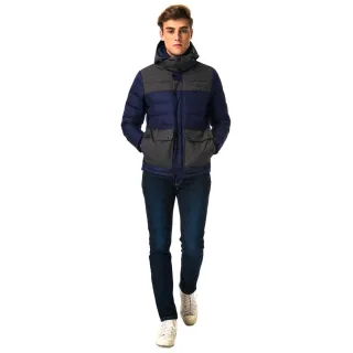 【Hilltop 山頂鳥】羽絨短大衣 男款 藍｜PF22XM17ECE1 歷史價格詳細信息