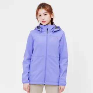 【Hilltop 山頂鳥】SOFT SHELL軟殼衣防風透氣保暖彈性可拆帽外套 女款 黑 歷史價格詳細信息