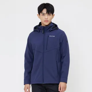 【Hilltop 山頂鳥】SOFT SHELL軟殼衣防風透氣保暖彈性可拆帽外套 女款 黑 歷史價格詳細信息