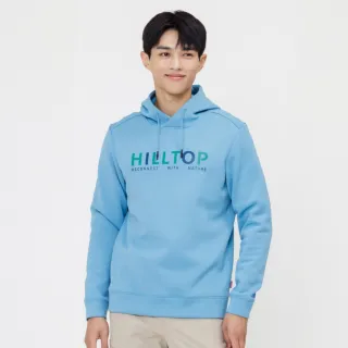 【Hilltop 山頂鳥】男款POLYGIENE抗菌連帽保暖刷毛上衣 H51MJ5 藍麻花 歷史價格詳細信息