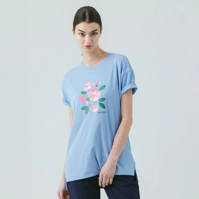 【Hilltop 山頂鳥】Polygiene抗菌吸濕快乾印花T恤 男款 藍印花｜PS04XMG6ECEZ 歷史價格詳細信息