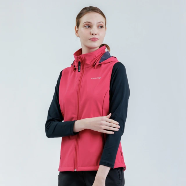 【Hilltop 山頂鳥】SOFT SHELL軟殼衣防風透氣保暖彈性可拆帽外套 女款 黑 歷史價格詳細信息