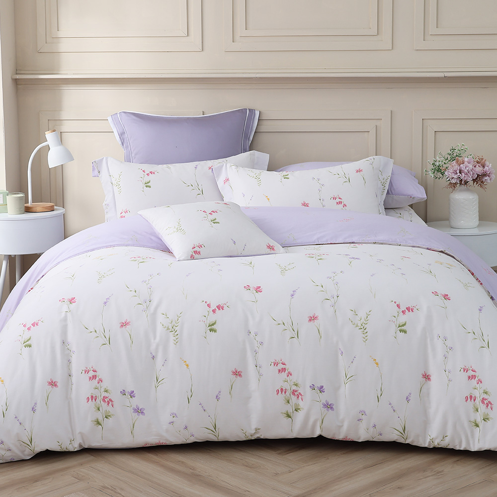 【Tonia Nicole 東妮寢飾】花箋集100%精梳棉兩用被床包組(雙人) 歷史價格詳細信息