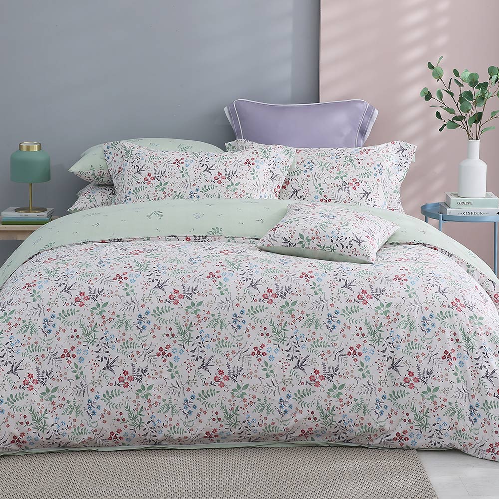 【Tonia Nicole 東妮寢飾】環保印染100%萊賽爾天絲兩用被床包組-青雅集(特大) 歷史價格詳細信息