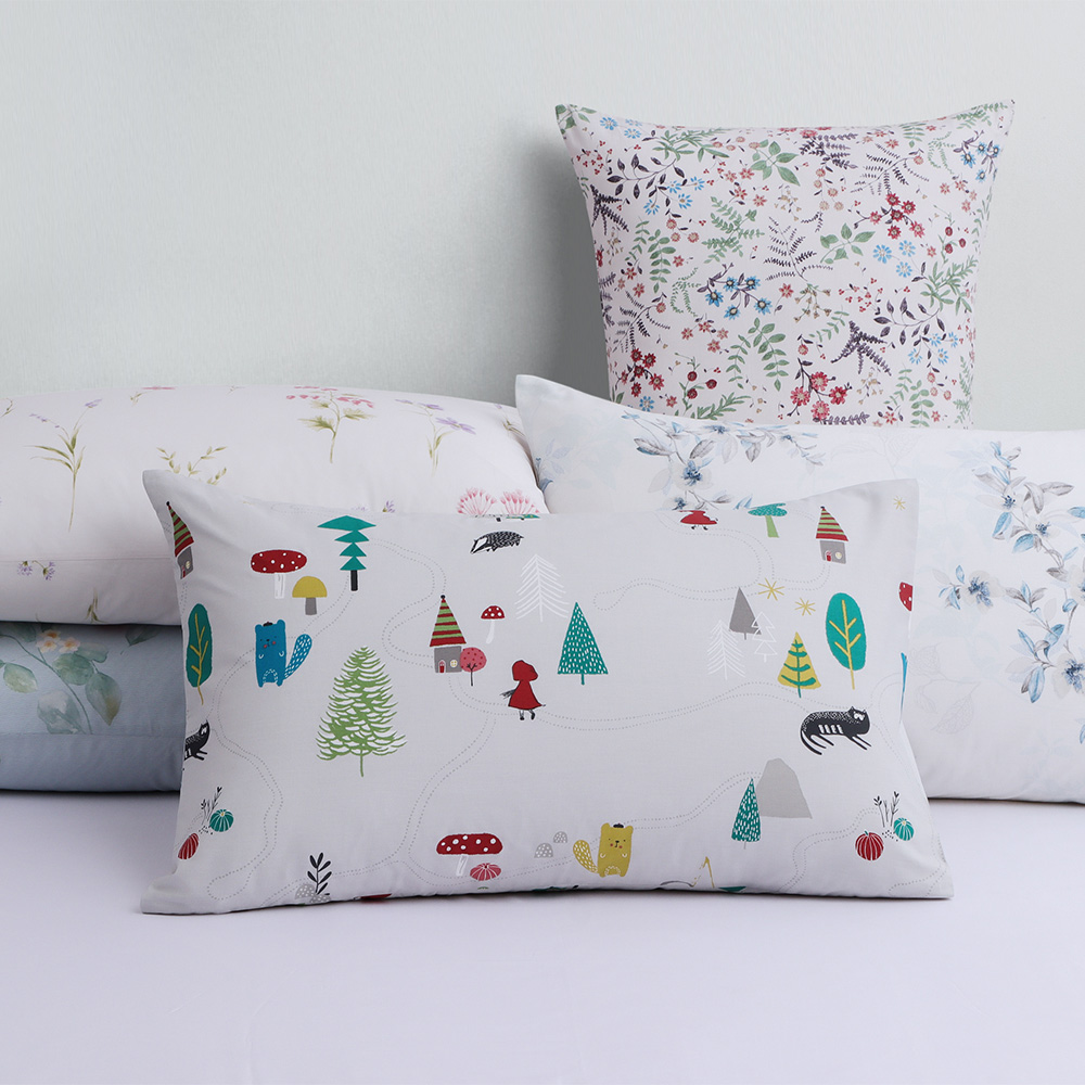 【Tonia Nicole 東妮寢飾】碧藍花信100%精梳棉兩用被床包組(雙人) 歷史價格詳細信息