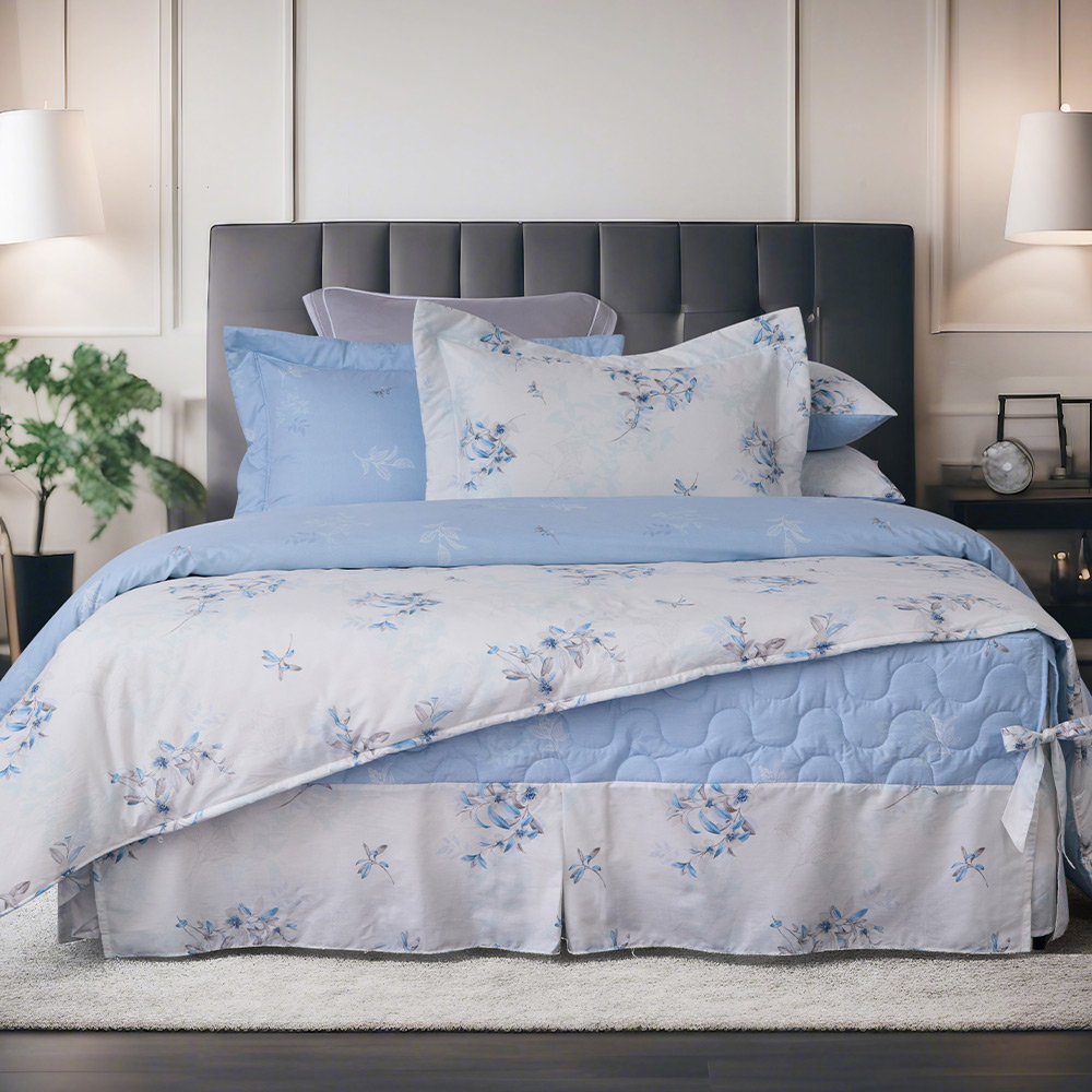 【Tonia Nicole 東妮寢飾】100%精梳棉六件式兩用被鋪棉床罩組-花箋集(特大) 歷史價格詳細信息