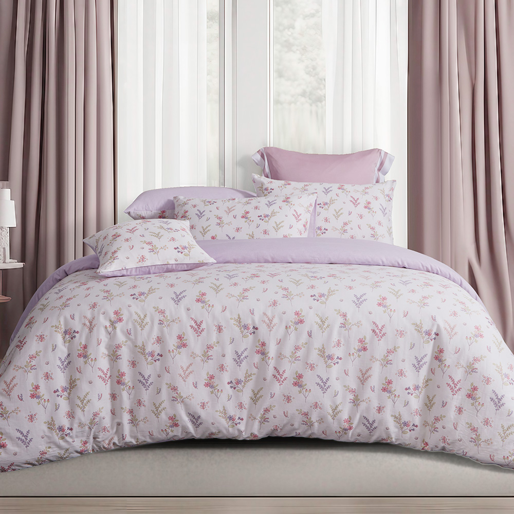 【Tonia Nicole 東妮寢飾】100%精梳棉兩用被床包組-碧藍花信(特大) 歷史價格詳細信息