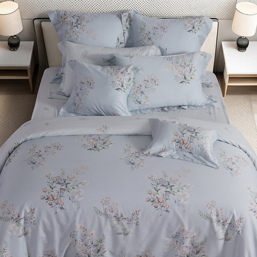 《藍庭絮語》特大天絲木漿四件式防蹣抗菌吸濕排汗兩用被床包組 歷史價格詳細信息