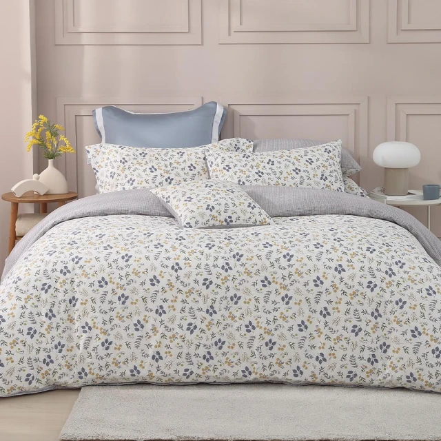 【Tonia Nicole 東妮寢飾】花晨藍汐100%精梳棉床包枕套組(加大) 歷史價格詳細信息