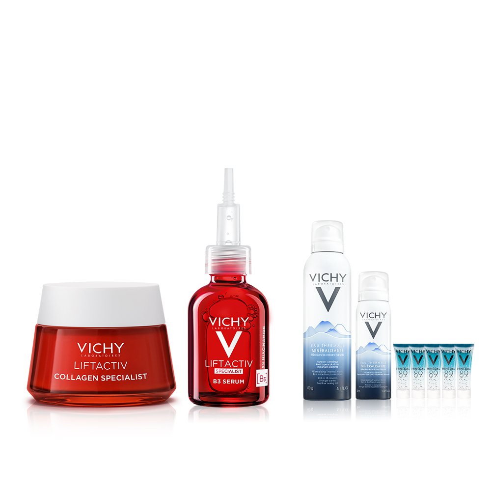 VICHY薇姿 B3 鎂光極淨斑安瓶精華30ml 無瑕透亮5件組 鎂光無瑕 官方旗艦店 歷史價格詳細信息