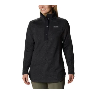 Columbia 哥倫比亞 女款-刷毛半開襟長袖上衣-印花 UAR06130BK / FW22 歷史價格詳細信息