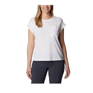 Columbia 哥倫比亞 女款-短袖上衣-白色 UAL31250WT (2023春夏) 歷史價格詳細信息