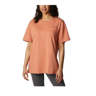 Columbia 哥倫比亞 女款-短袖上衣-橘色 UAL31250OG (2023春夏) 歷史價格詳細信息