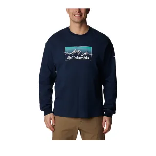 Columbia哥倫比亞  男款-長袖上衣-深藍 UAM97210NY /FW22 歷史價格詳細信息